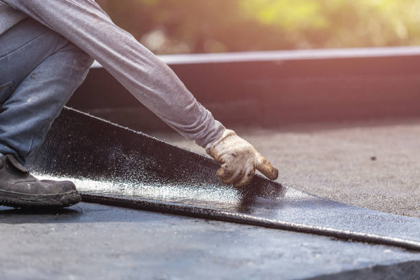 Professional Basement Waterproofing technician working in Minetto, NY